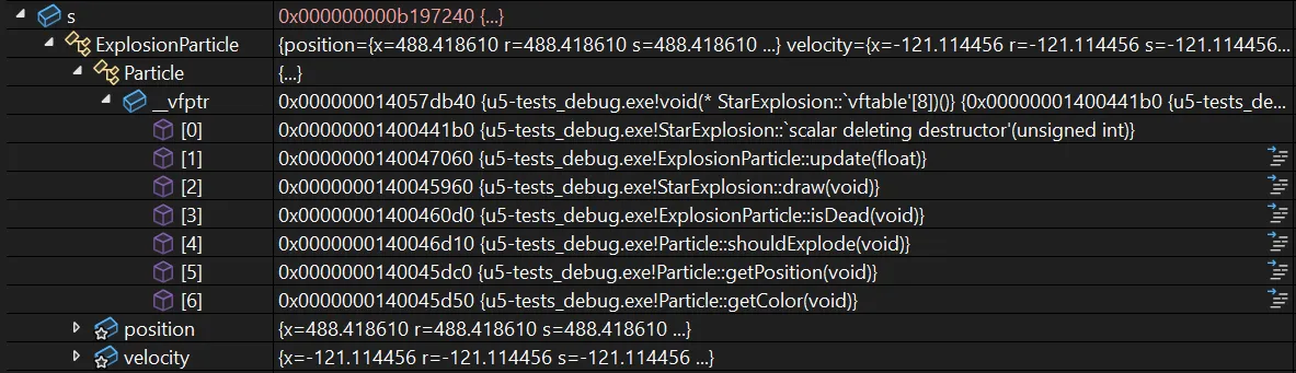 vtable StarExplosion
